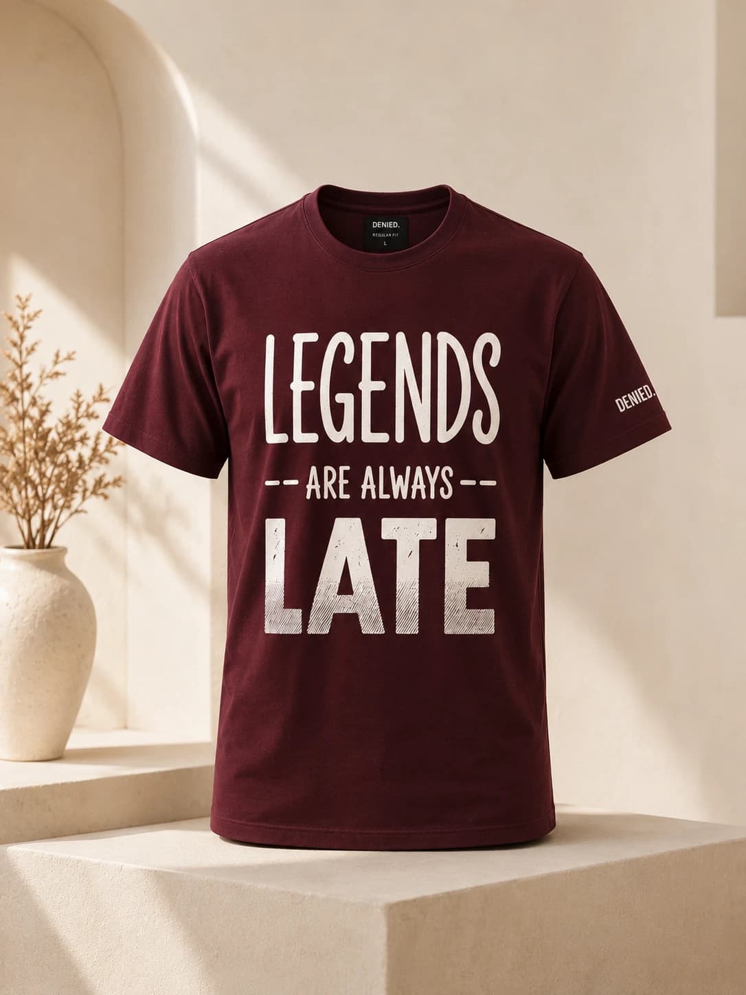 Legends are Always Late Supima Tee preview 1
