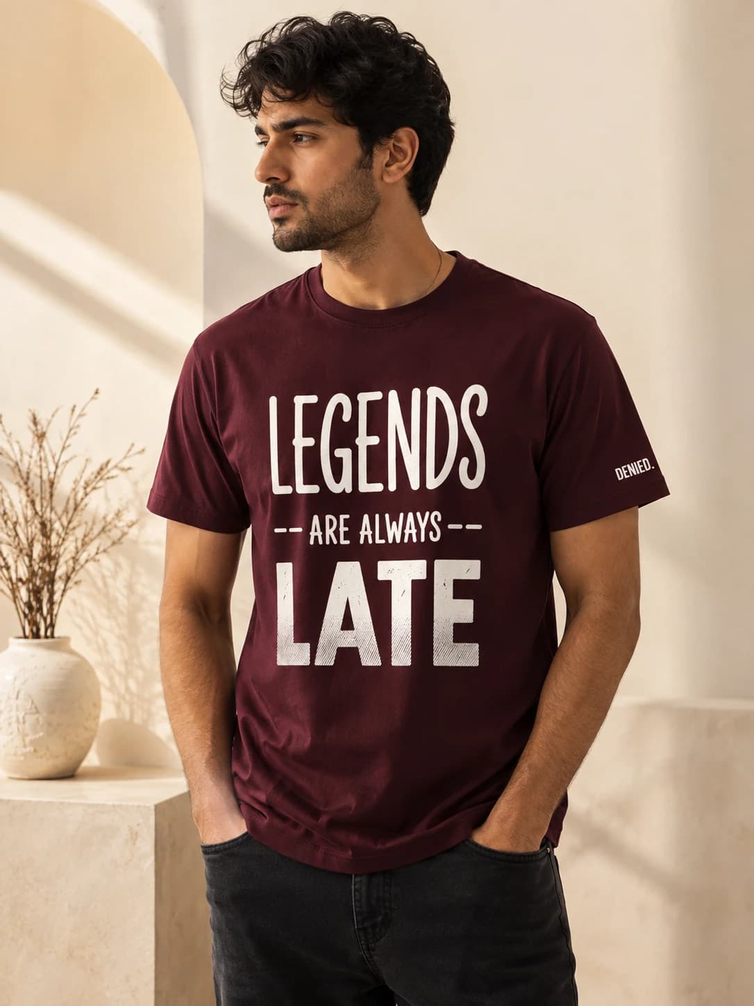 Legends are Always Late Supima Tee thumbnail 2