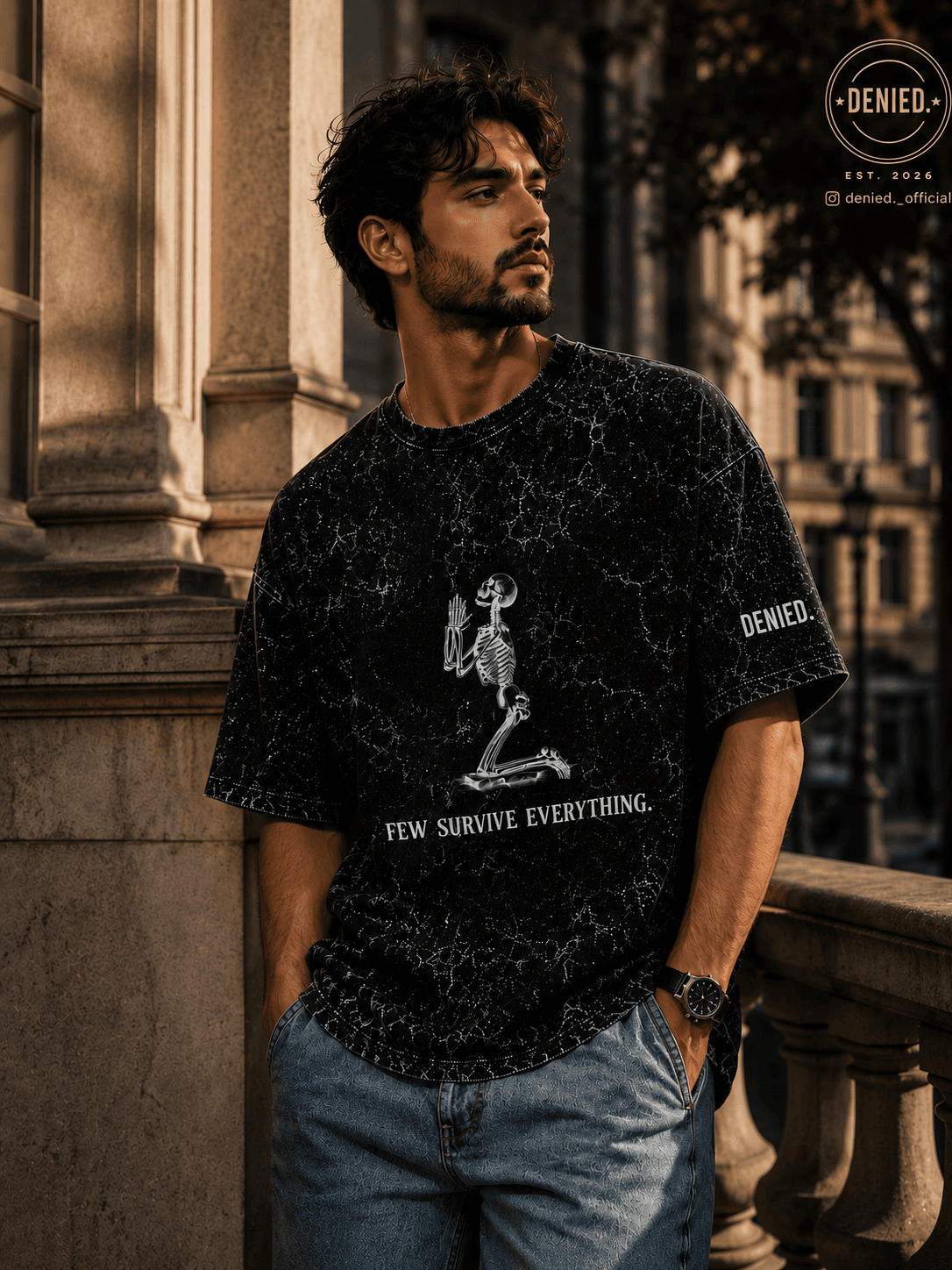 Few Survive Acid Washed Tee thumbnail 2