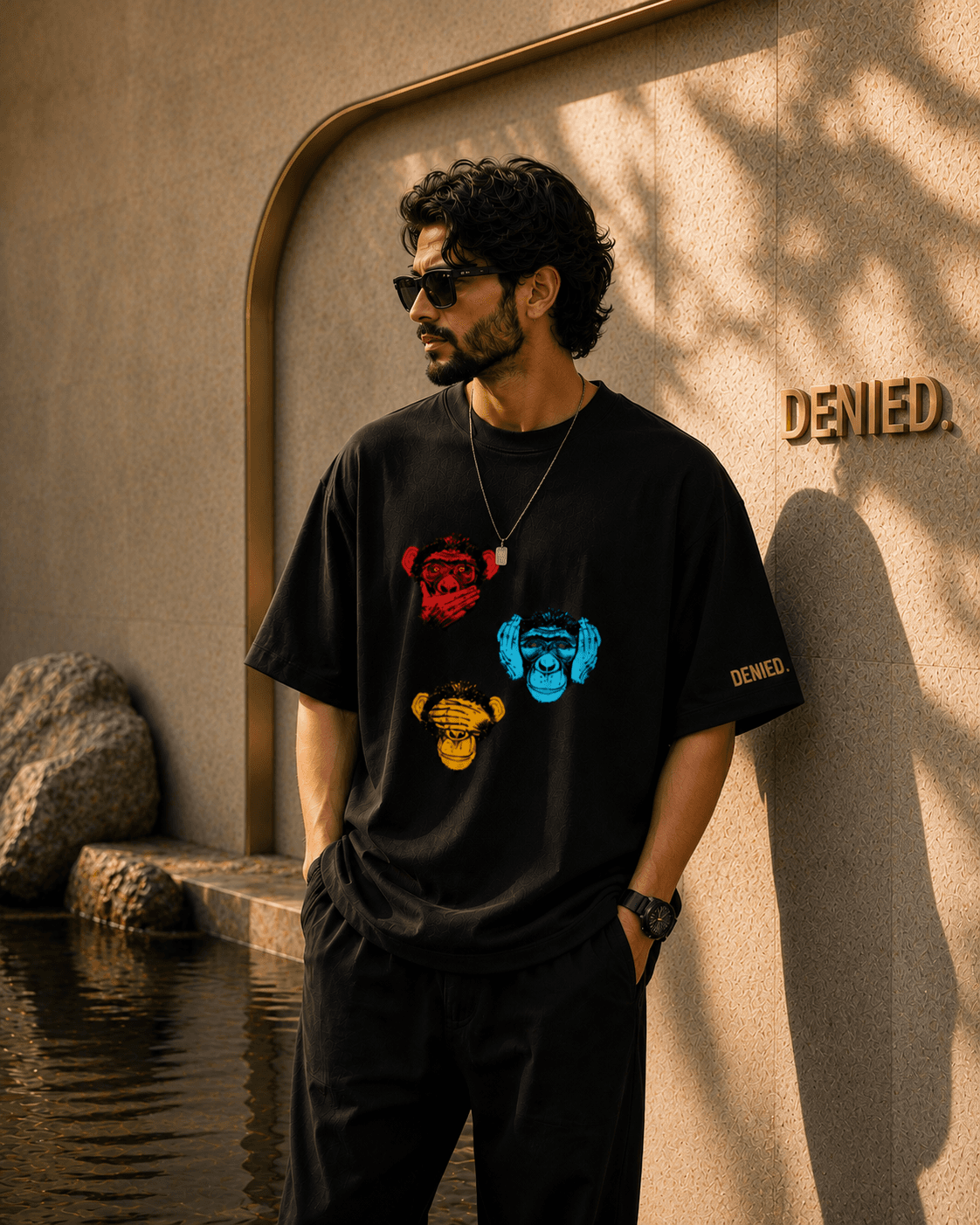3 Monkeys Oversized Tee thumbnail 2
